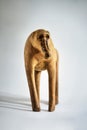 african sculpture wooden baboon