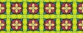 African Seamless Motif. Ethnic Abstract. Flower