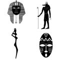 African silhouettes, tradition, history, religion