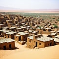 african slums very poor small houses of poor in