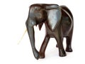 Hand carved elephant Royalty Free Stock Photo