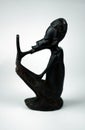 African statuette Royalty Free Stock Photo