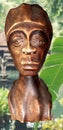 African statuette in ebony wood Royalty Free Stock Photo