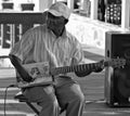 African street musician on the Victoria and Albert Waterfront Royalty Free Stock Photo