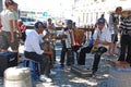 African street musicians on the Waterfront in Capetown, South Af