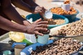 African street vendors Royalty Free Stock Photo
