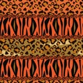 African style seamless background Royalty Free Stock Photo