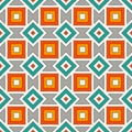 African style seamless pattern with geometric figures. American native design background. Ethnic and tribal motif. Royalty Free Stock Photo