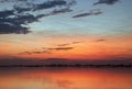 African Sunset - Botswana Royalty Free Stock Photo