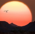 African Sunset - Namibia Royalty Free Stock Photo