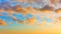 African sunset sky with awesome color clouds Royalty Free Stock Photo