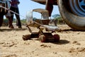 African toy car, Madagascar Royalty Free Stock Photo