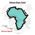 African track road
