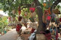 African traditional souvenir market