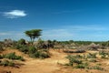 African tribal hut