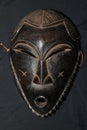 African Tribal Mask - Songe Tribe Royalty Free Stock Photo