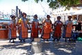 African tribal singers on the Waterfront in Capetown, South Africa. Royalty Free Stock Photo