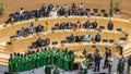 African Union Choir sing at the opening ceremony of the 50th Ann