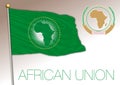 African Union, intarnational organization, flag and coat of arms, Africa