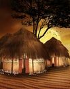 African village Royalty Free Stock Photo