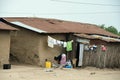 African village, Hamukunga, Uganda Royalty Free Stock Photo