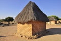 African village house in zambia Royalty Free Stock Photo