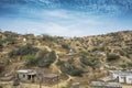 African village located in Sumbe, Angola, Africa, Villa due on a hill.