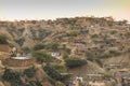 African village on the mountainside. Sumbe. Angola