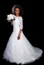 African wedding girl Royalty Free Stock Photo
