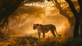 African Wildlife Drama./n