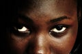 African Woman Eyes Royalty Free Stock Photo