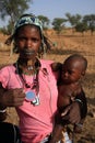 African woman with her baby Royalty Free Stock Photo