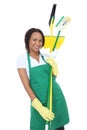 African Woman Maid Royalty Free Stock Photo