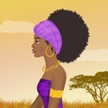 African woman portrait