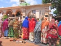 African woman praying Royalty Free Stock Photo