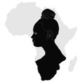 African woman (silhouette)