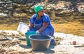 African Woman Smiling