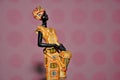 African woman statue Royalty Free Stock Photo