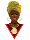 African woman in turban