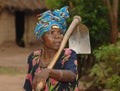 African woman working Royalty Free Stock Photo
