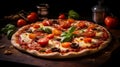 Delicious African Wood-fired Pizza With Crispy Crust And Gooey Cheese