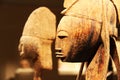 African wood sculpture Royalty Free Stock Photo