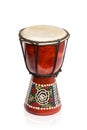 African wooden drum Royalty Free Stock Photo