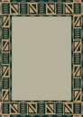 African wooden frame