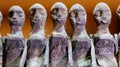 African wooden statues Royalty Free Stock Photo