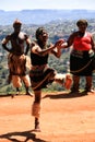 African Zulu dancer Royalty Free Stock Photo