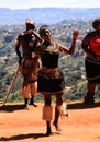 African Zulu dancer