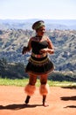 African Zulu dancer