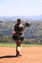 African Zulu dancer