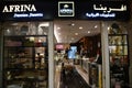 Afrina Iranian Sweets store at Etihad Mall in Dubai, UAE